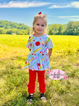 Load image into Gallery viewer, Doodle School 2.0 Peplum Set