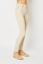 Load image into Gallery viewer, Judy Blue Full Size Tummy Control Skinny Jeans- Bone