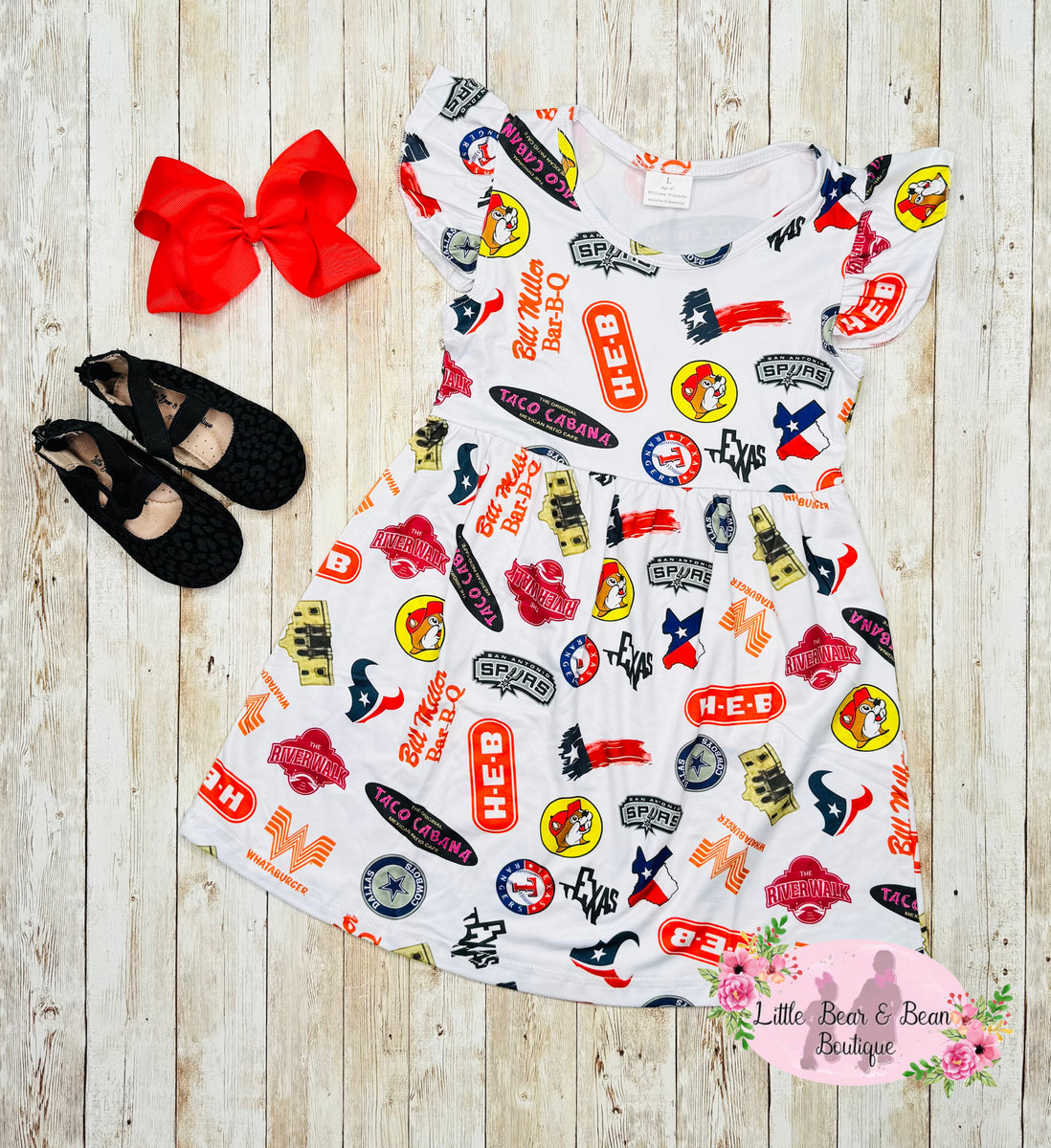 Angel Bear Flutter Dress main image 1