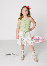 Load image into Gallery viewer, Key Lime Floral Skirt Set