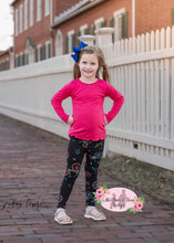 Load image into Gallery viewer, Mommy and Me Bicycle Flower Leggings