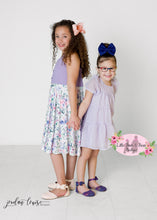 Load image into Gallery viewer, Lilac Swiss Dot Dress