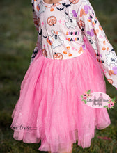 Load image into Gallery viewer, Spooky Season Pink Tulle Dress
