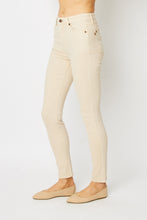 Load image into Gallery viewer, Judy Blue Full Size Tummy Control Skinny Jeans- Bone