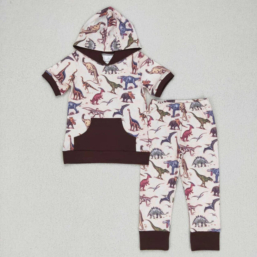 Pre-order RTS from Supplier Hooded Dino Jogger Set