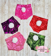Load image into Gallery viewer, Shimmering Bunny Tail Bummies (Removable Tail)