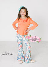 Load image into Gallery viewer, Long Sleeve Orange Floral Belle Set