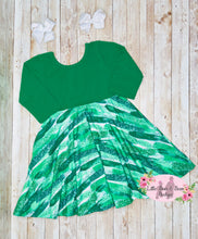 Load image into Gallery viewer, Mommy &amp; Me Faux Glitter Brushstroke Dress- Kids
