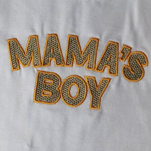 Load image into Gallery viewer, Pre-order RTS from Supplier Olive/White Embroidered MaMa’s Boy Long Sleeve Set