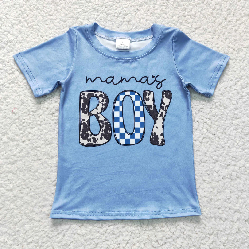 Pre-order RTS from Supplier Blue Mama’s Boy Shirt