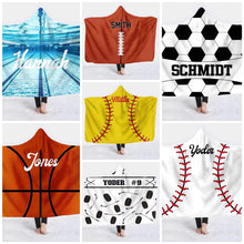 Load image into Gallery viewer, Personalized football blankets