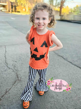 Load image into Gallery viewer, Pumpkin Stripe Belle Set