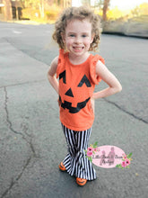 Load image into Gallery viewer, Pumpkin Stripe Belle Set
