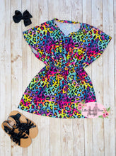 Load image into Gallery viewer, Mommy and Me Cheetah Swim Suit and Coverup