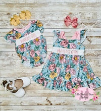 Load image into Gallery viewer, Mama's Girl Floral Dress or Romper