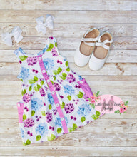 Load image into Gallery viewer, Hydrangea Sleeveless Pocket Dress