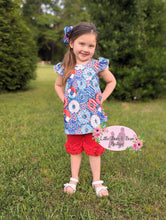Load image into Gallery viewer, Star Spangled Donut Short Set