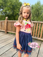 Load image into Gallery viewer, Polka Dot Apple Tulle Short Set