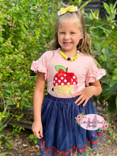 Load image into Gallery viewer, Polka Dot Apple Tulle Short Set