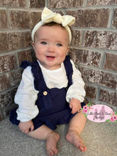 Load image into Gallery viewer, Navy Blue Jumper with White Top Set