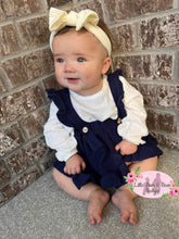 Load image into Gallery viewer, Navy Blue Jumper with White Top Set