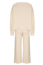 Load image into Gallery viewer, Round Neck Long Sleeve Top and Pants Set