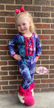 Load image into Gallery viewer, Jewel Tone Zinnia Icing Romper