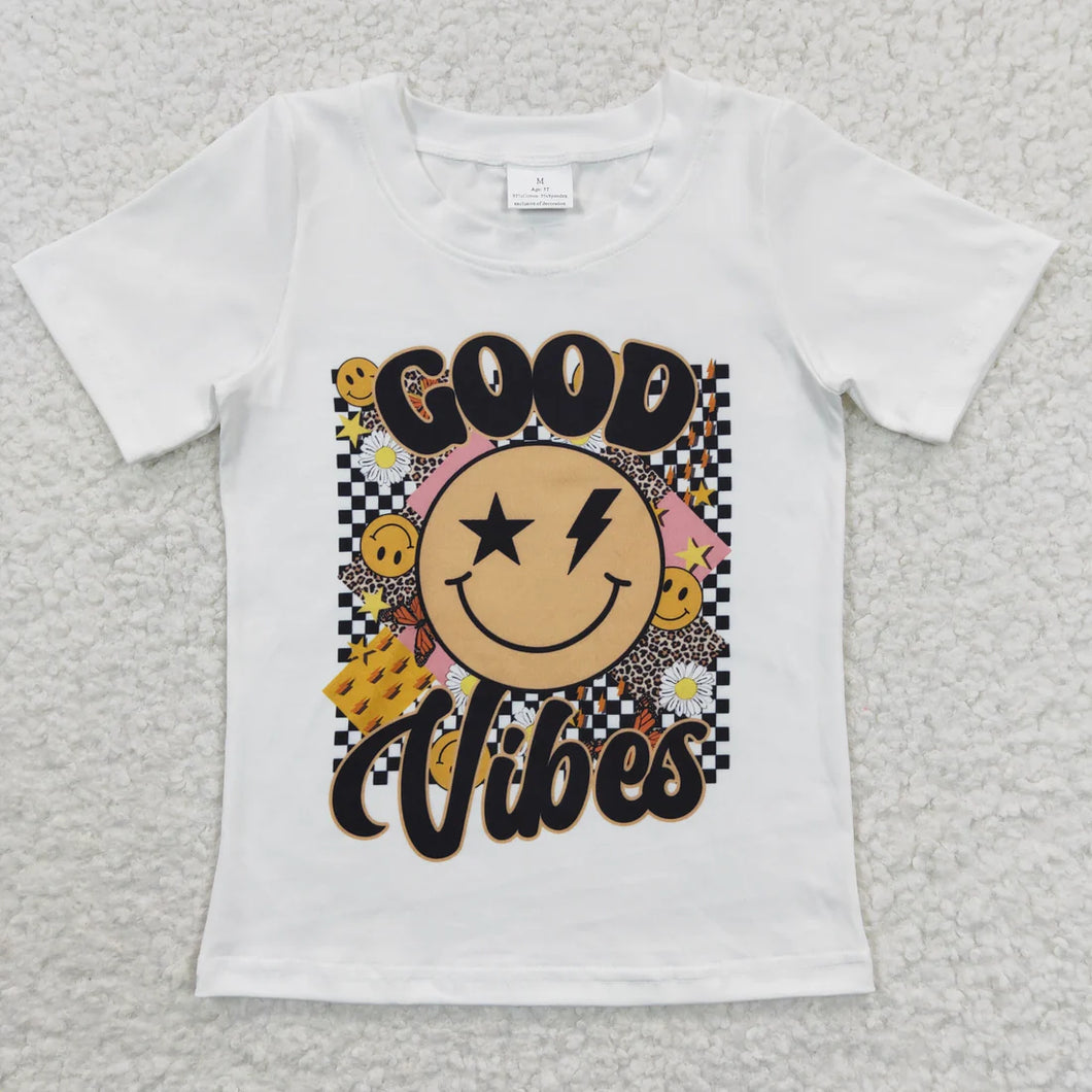 Pre-order RTS from Supplier Good Vibes Smiley Shirt