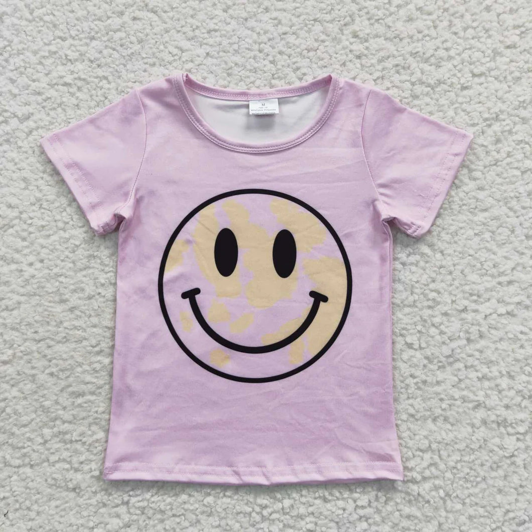 Pre-order RTS from Supplier Smiley Face Pink Shirt