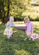 Load image into Gallery viewer, Colorful Crayons on a Yellow Dress