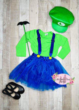 Load image into Gallery viewer, Plumber Green 4 Piece Tutu Set
