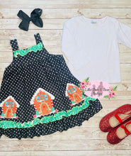 Load image into Gallery viewer, Gingerbread toddler dress