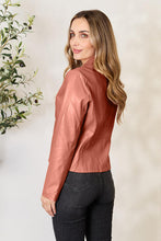 Load image into Gallery viewer, Mock Neck Zip Up Jacket