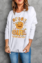 Load image into Gallery viewer, Round Neck Long Sleeve SPICE GIRL Graphic Sweatshirt