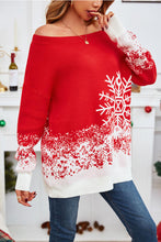Load image into Gallery viewer, Off-Shoulder Long Sleeve Sweater