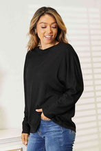 Load image into Gallery viewer, Double Take Seam Detail Round Neck Long Sleeve Top