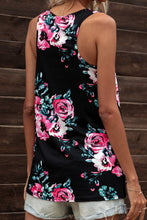 Load image into Gallery viewer, Floral Scoop Neck Tank Top
