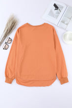 Load image into Gallery viewer, Side Slit Drop Shoulder Sweatshirt