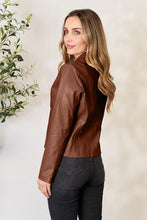 Load image into Gallery viewer, Mock Neck Zip Up Jacket