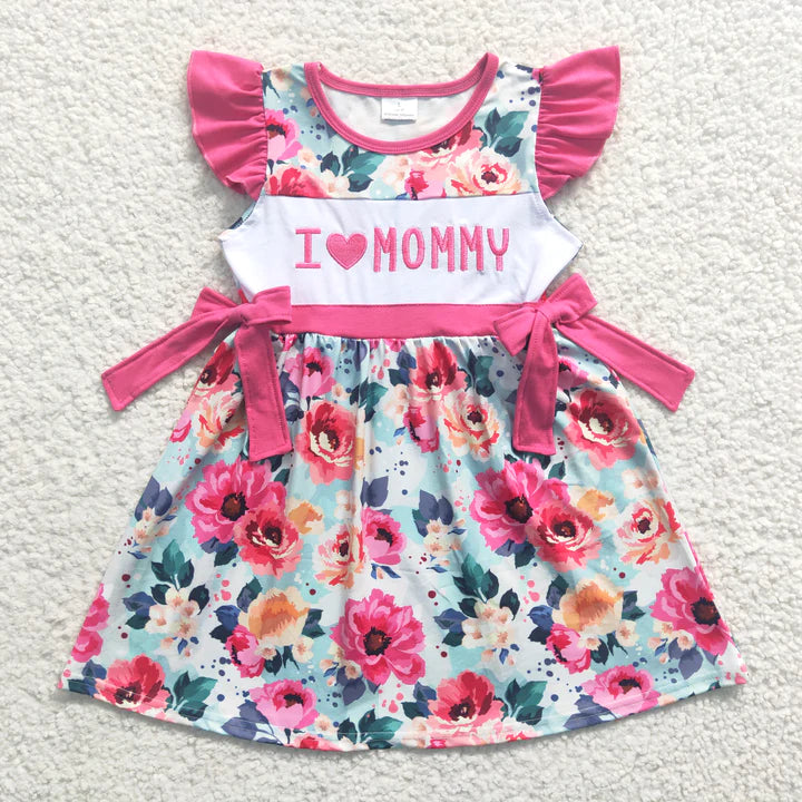 Pre-order RTS from Supplier Dress I Love Mommy