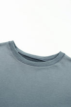 Load image into Gallery viewer, Side Slit Drop Shoulder Sweatshirt
