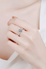 Load image into Gallery viewer, 925 Sterling Silver 2 Carat Moissanite Ring