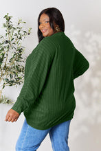 Load image into Gallery viewer, Basic Bae Full Size Ribbed Cocoon Cardigan
