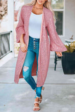 Load image into Gallery viewer, Sequin Open Front Duster Cardigan
