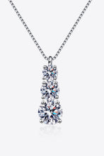 Load image into Gallery viewer, Moissanite Triple-Pendant Necklace