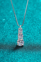Load image into Gallery viewer, Moissanite Triple-Pendant Necklace