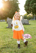 Load image into Gallery viewer, Gnome Lace Sleeve Pumpkin Shirt