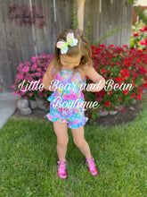 Load image into Gallery viewer, Tie Dye Ruffle Shorties Set