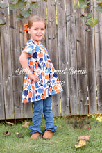 Load image into Gallery viewer, Blue Gourds Tunic with Ruffle Leggings