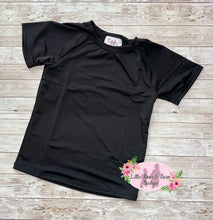 Load image into Gallery viewer, Black Short Sleeve Rash Guard